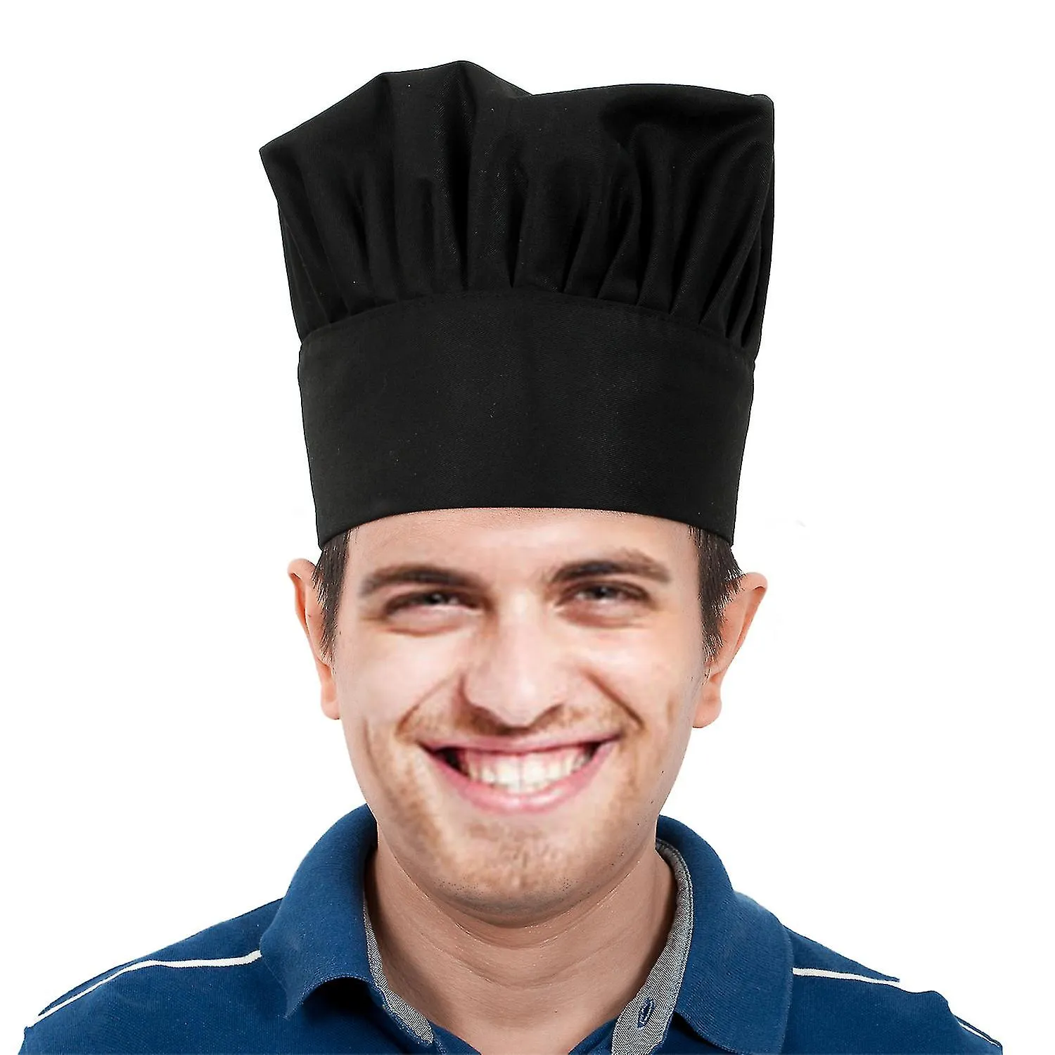 Professional Kitchen Chef Hat Black