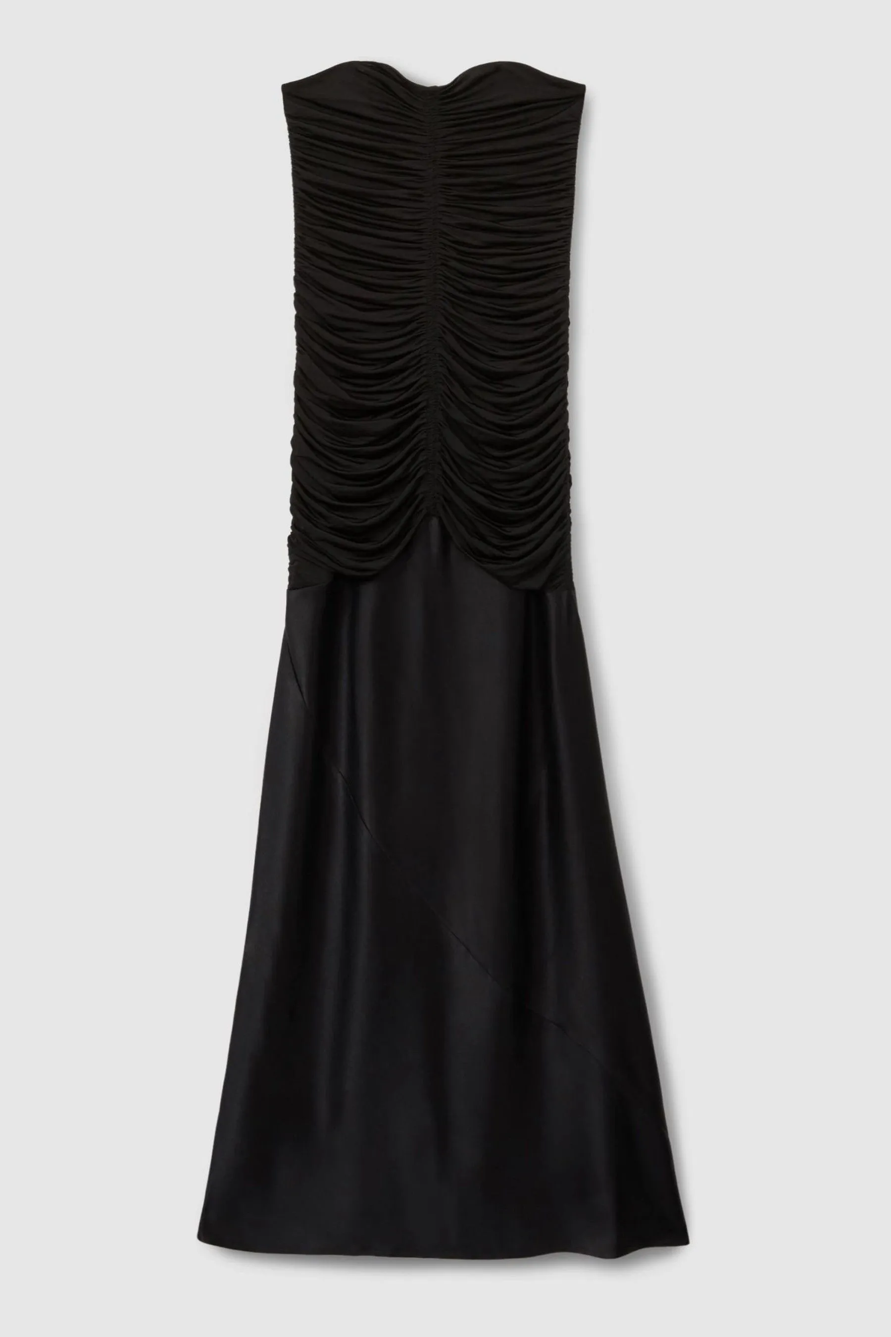 Reiss Selina Strapless Ruched Maxi Dress