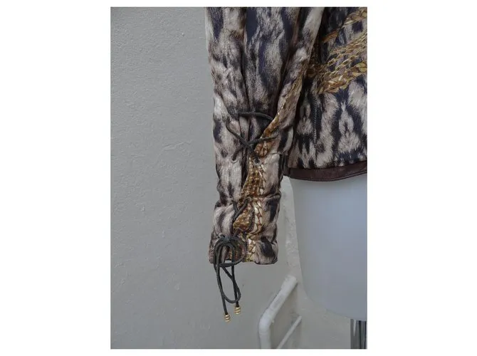 Roberto Cavalli Chaquetas Estampado de leopardo 