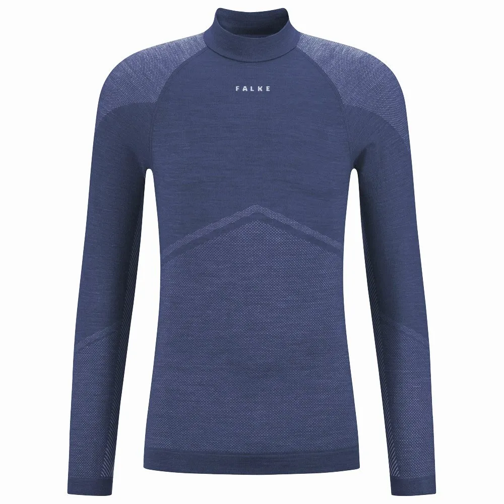 Ropa interior técnica Falke Wool Tech Longsleeved Shirt Trend Space Blue