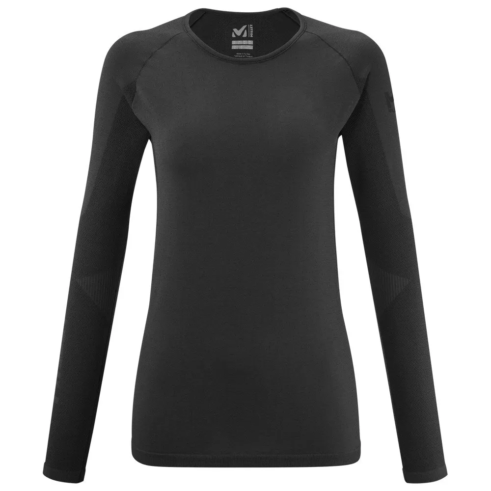 Ropa interior técnica Millet Drynamic Ls Tee W Black