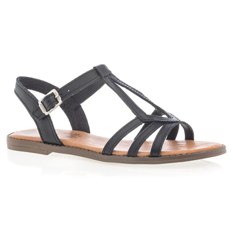 Sandalias/ descalzo mujer negro