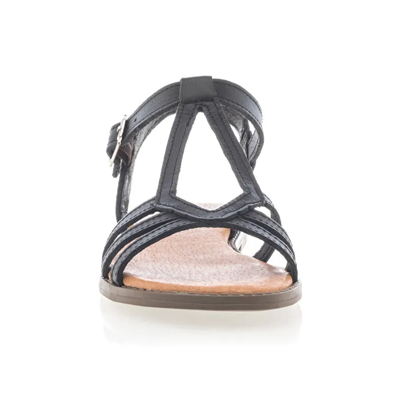 Sandalias/ descalzo mujer negro