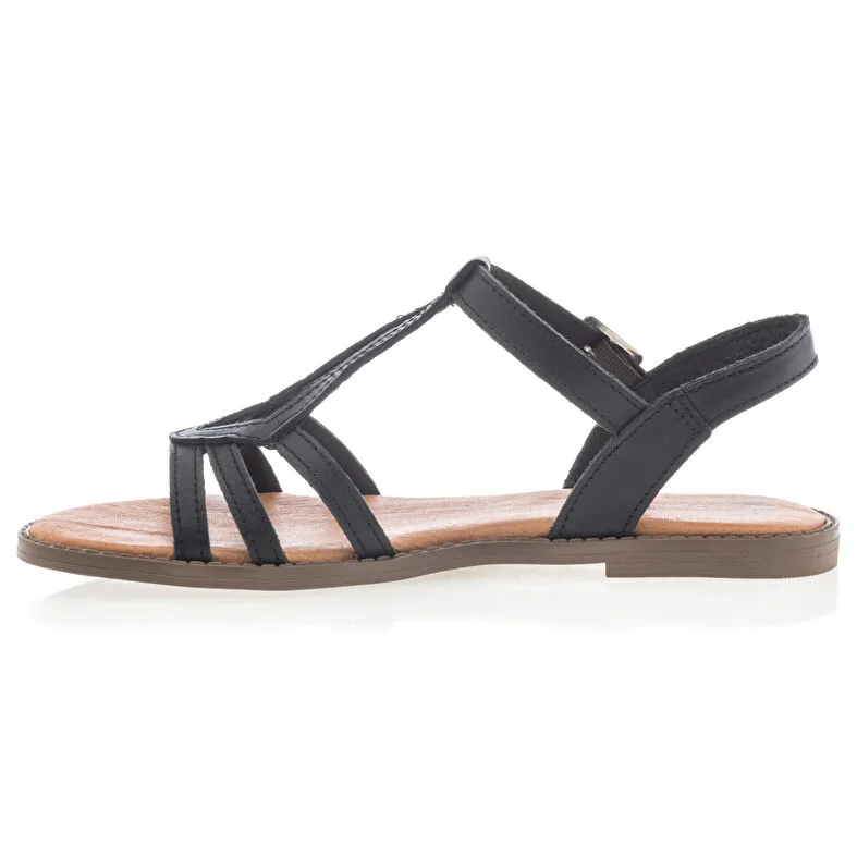 Sandalias/ descalzo mujer negro