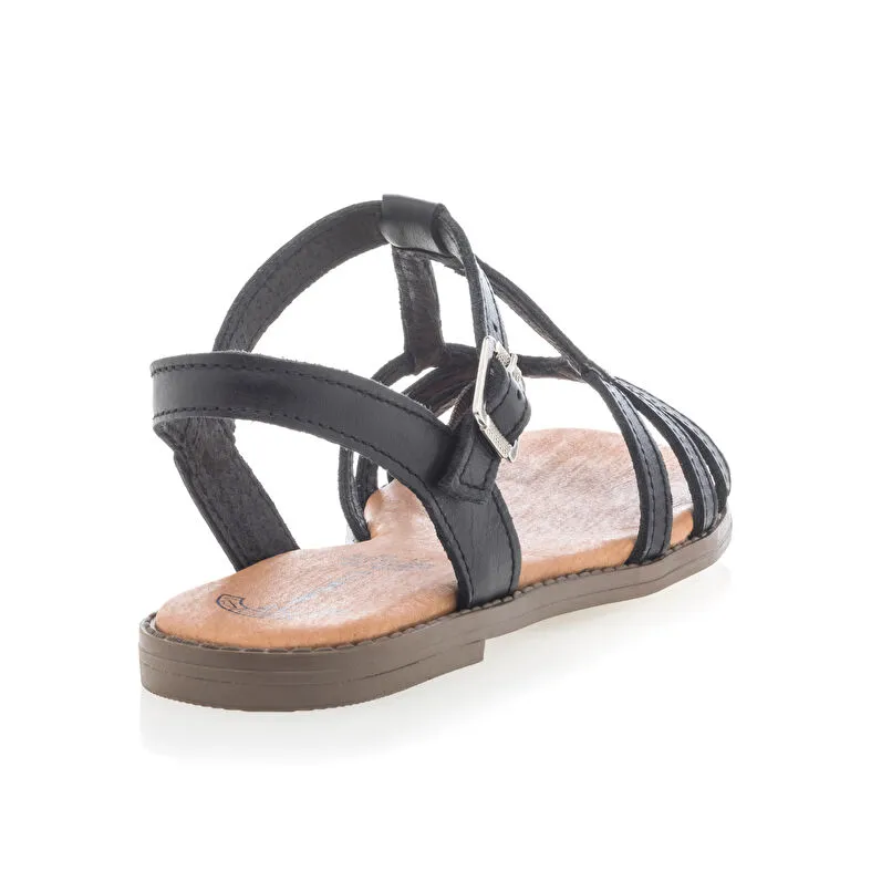 Sandalias/ descalzo mujer negro