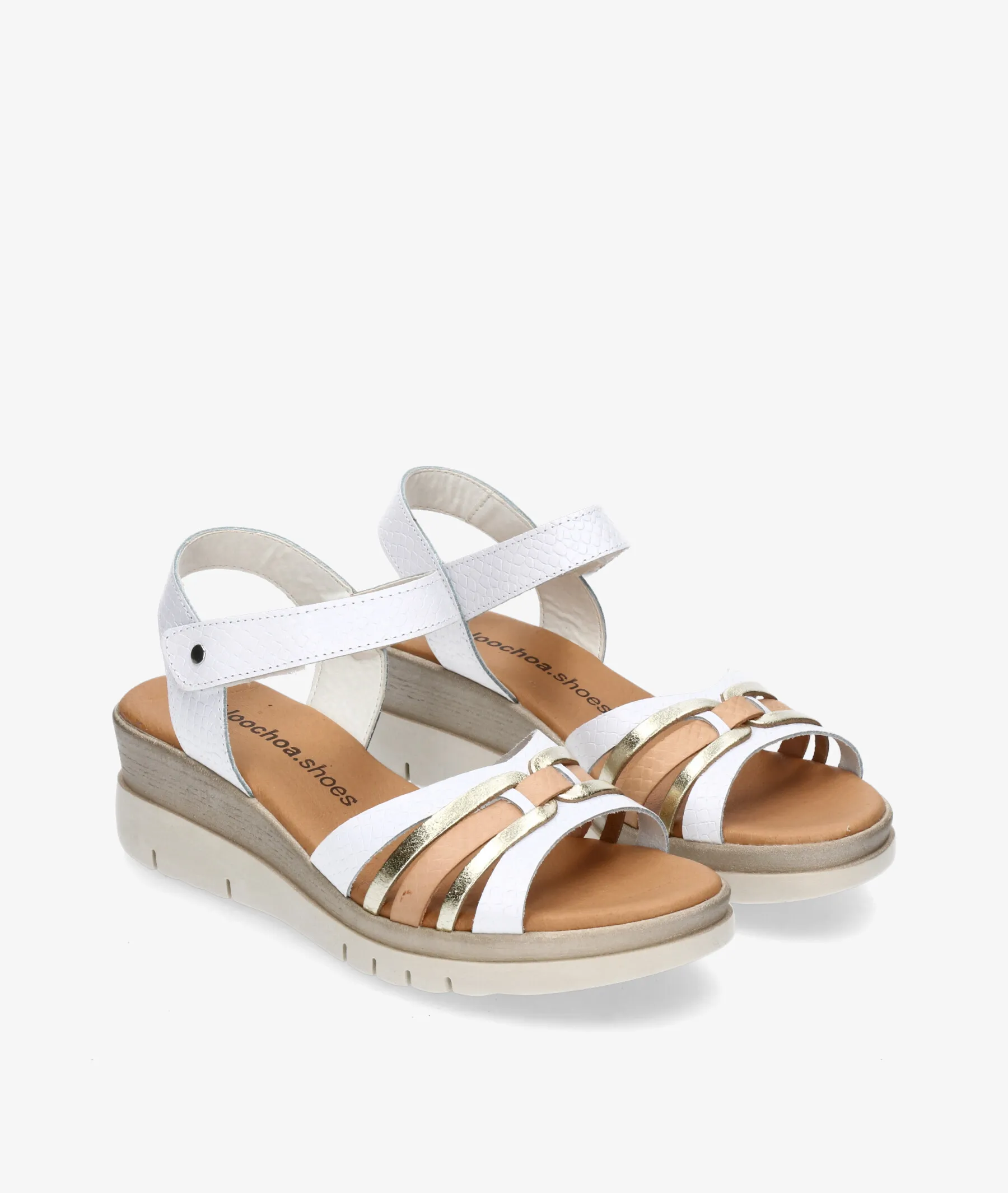 Sandalias pabloochoa.shoes  3052 en blanco