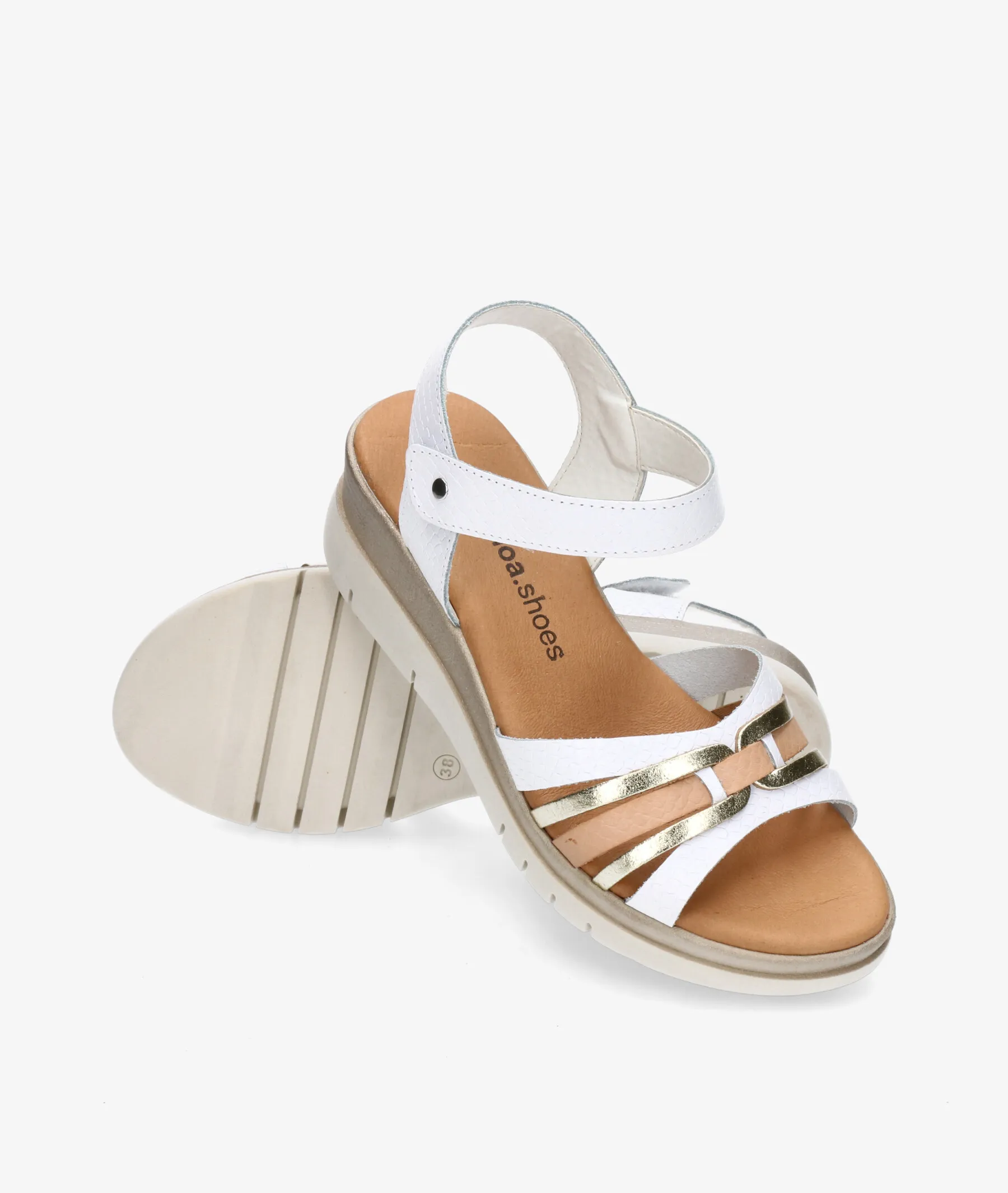 Sandalias pabloochoa.shoes  3052 en blanco