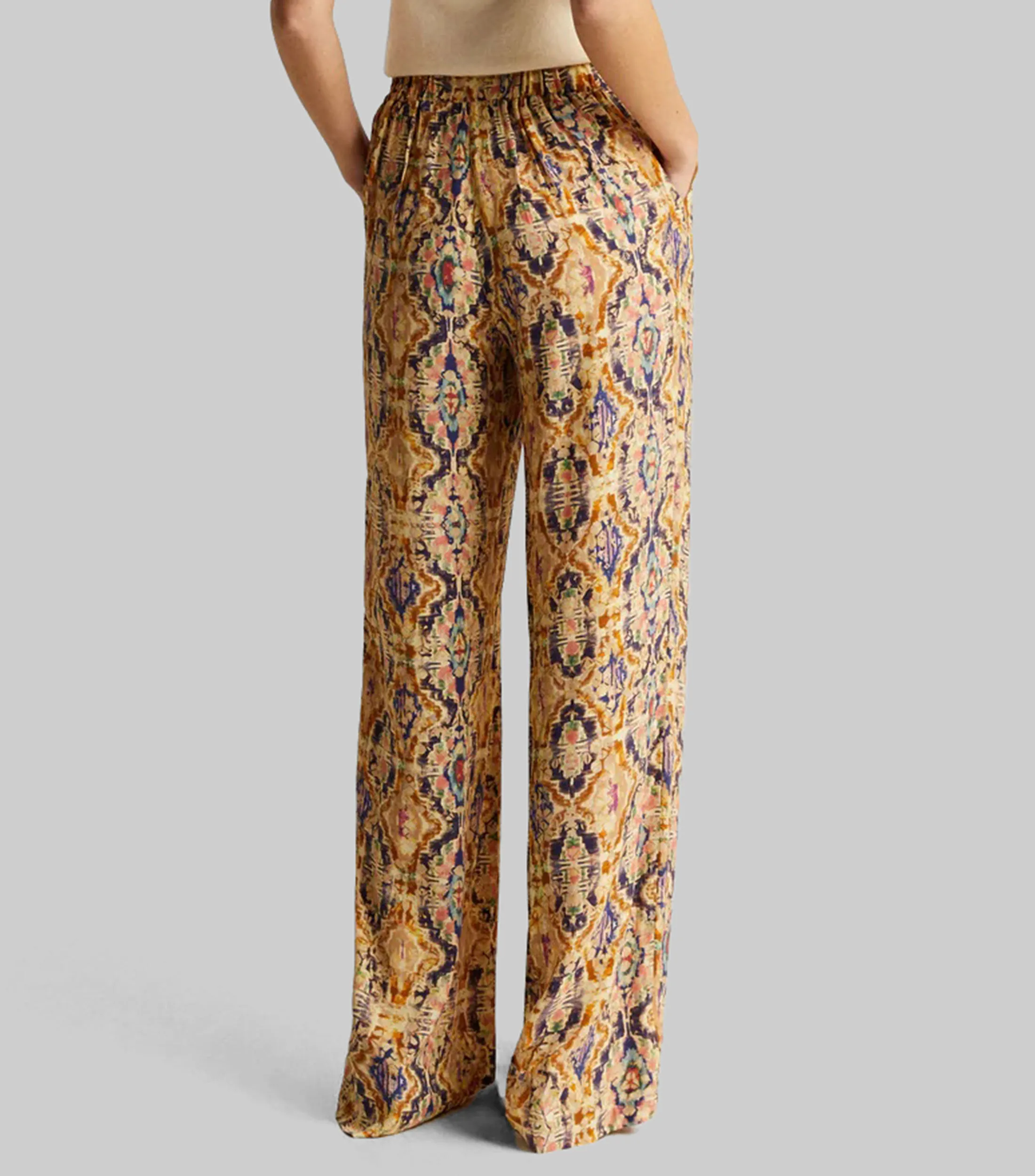 Scalpers Pantalón Estampado Multicolor Mujer