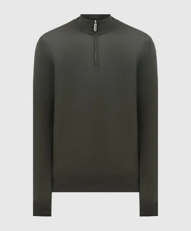 Stefano Ricci Green cashmere and silk jumper