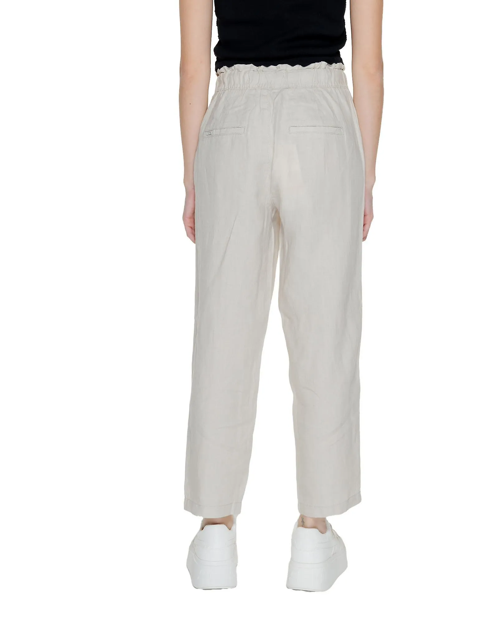 Street One Linen Trousers with Laces