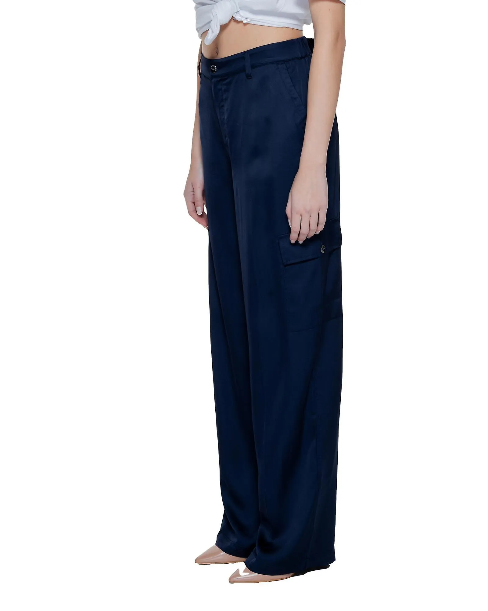 Street One Plain Trousers with Front and Back Pockets