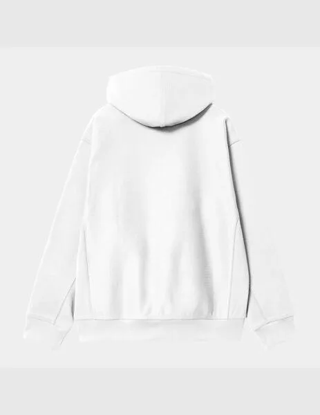 Sudadera Capucha CARHARTT AMERICAN SCRIPT - White