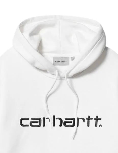 Sudadera Capucha CARHARTT SWEAT- White / Black