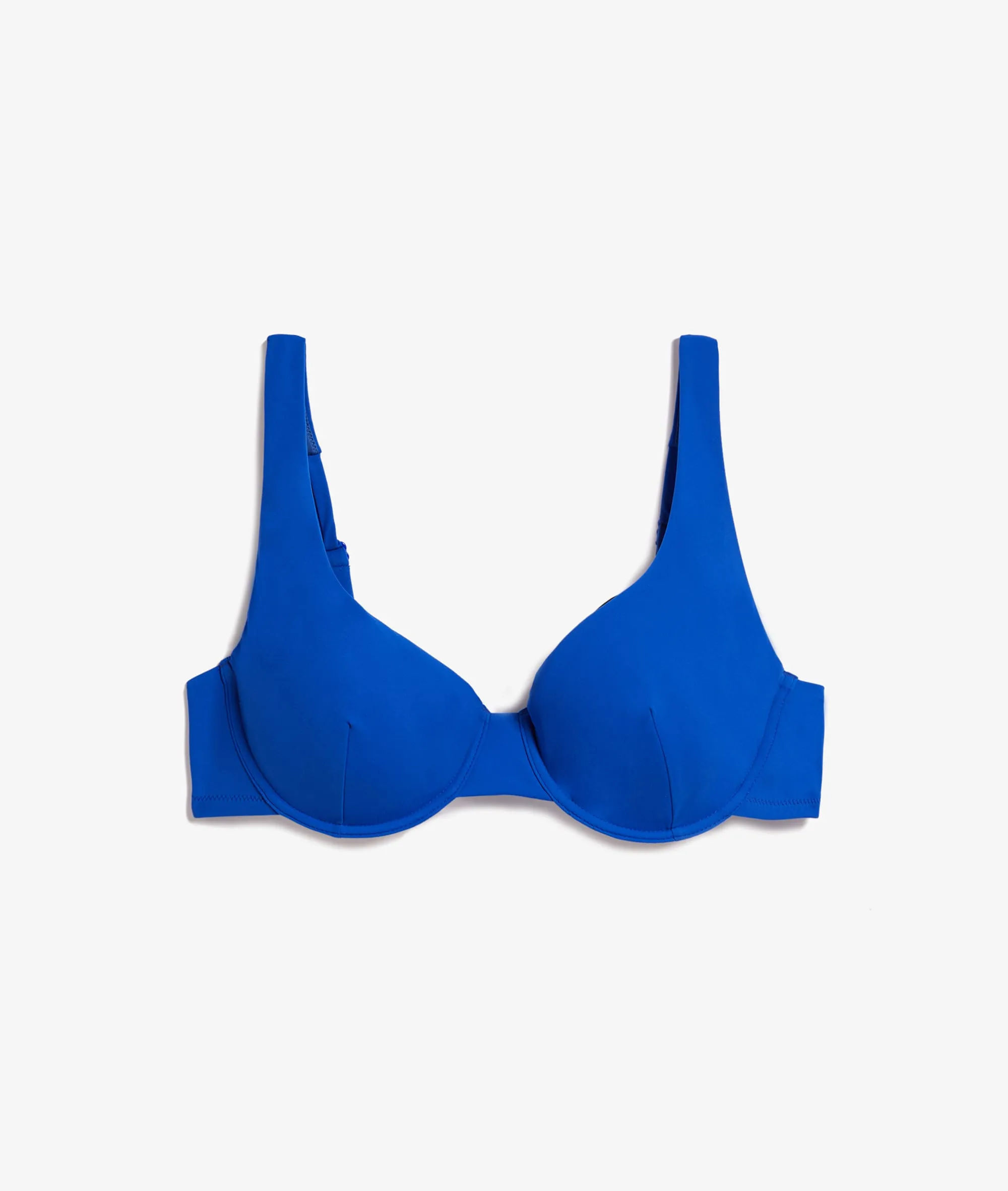 Sujetador bikini sin relleno. Copa C-E SCULPT BLEU ROYAL - ETAM