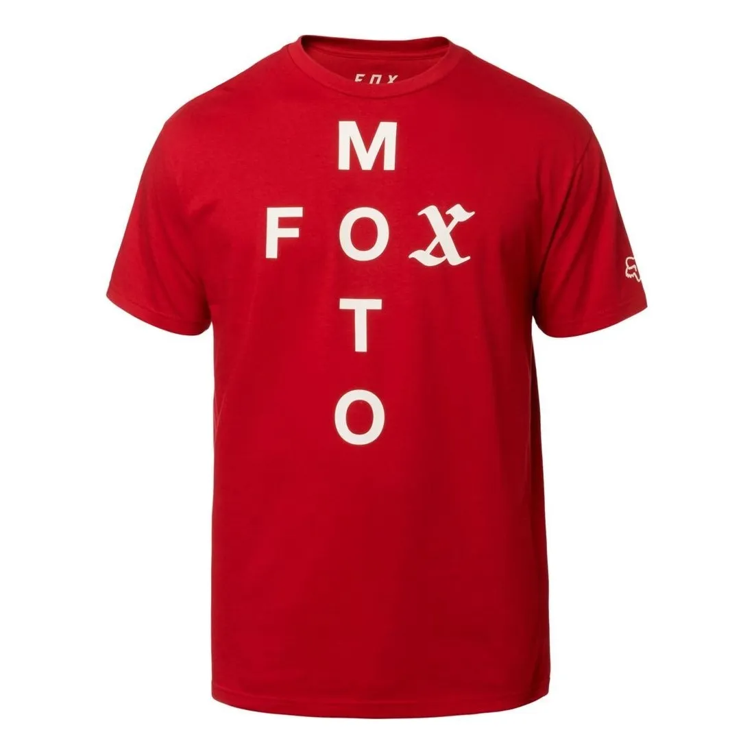 T SHIRT FOX MOTO CROSS rouge