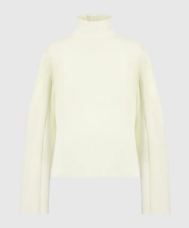 The Row Yellow Delara cashmere sweater