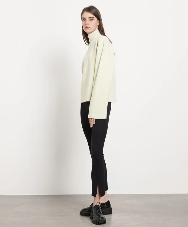 The Row Yellow Delara cashmere sweater