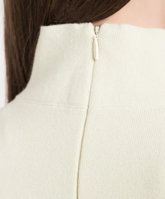 The Row Yellow Delara cashmere sweater