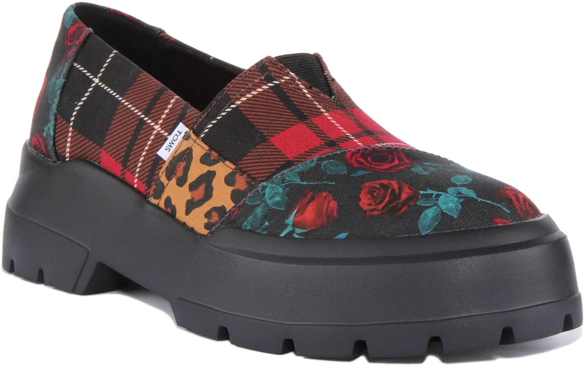 Toms Combat Low Mocasines de tela para mujer en oliva