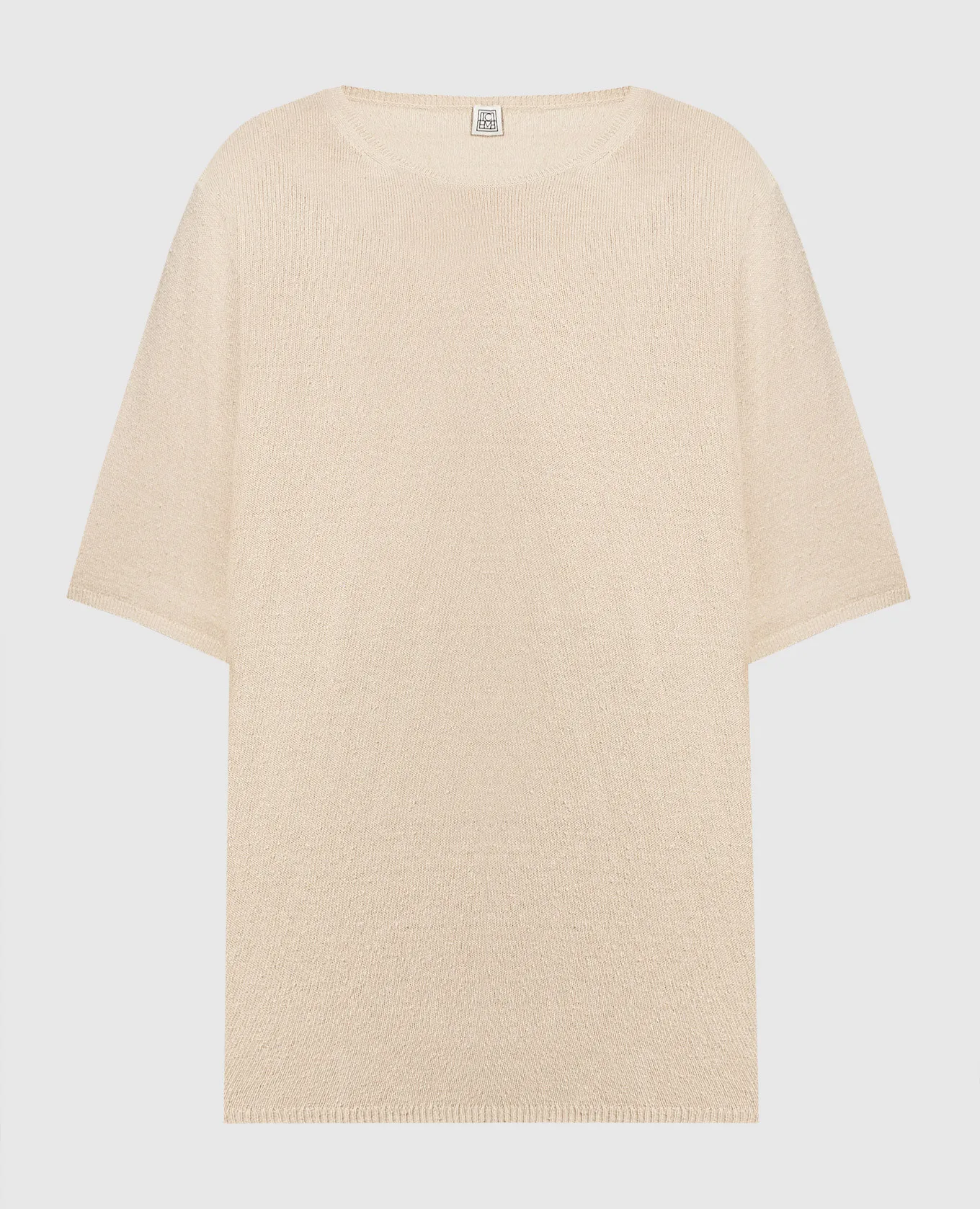 Toteme Beige silk T-shirt