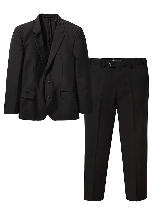 Traje (2 piezas) Americana y pantalón slim fit Negro