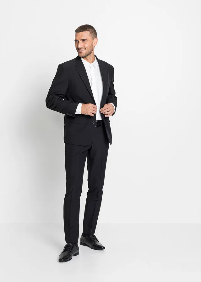 Traje (2 piezas) Americana y pantalón slim fit Negro