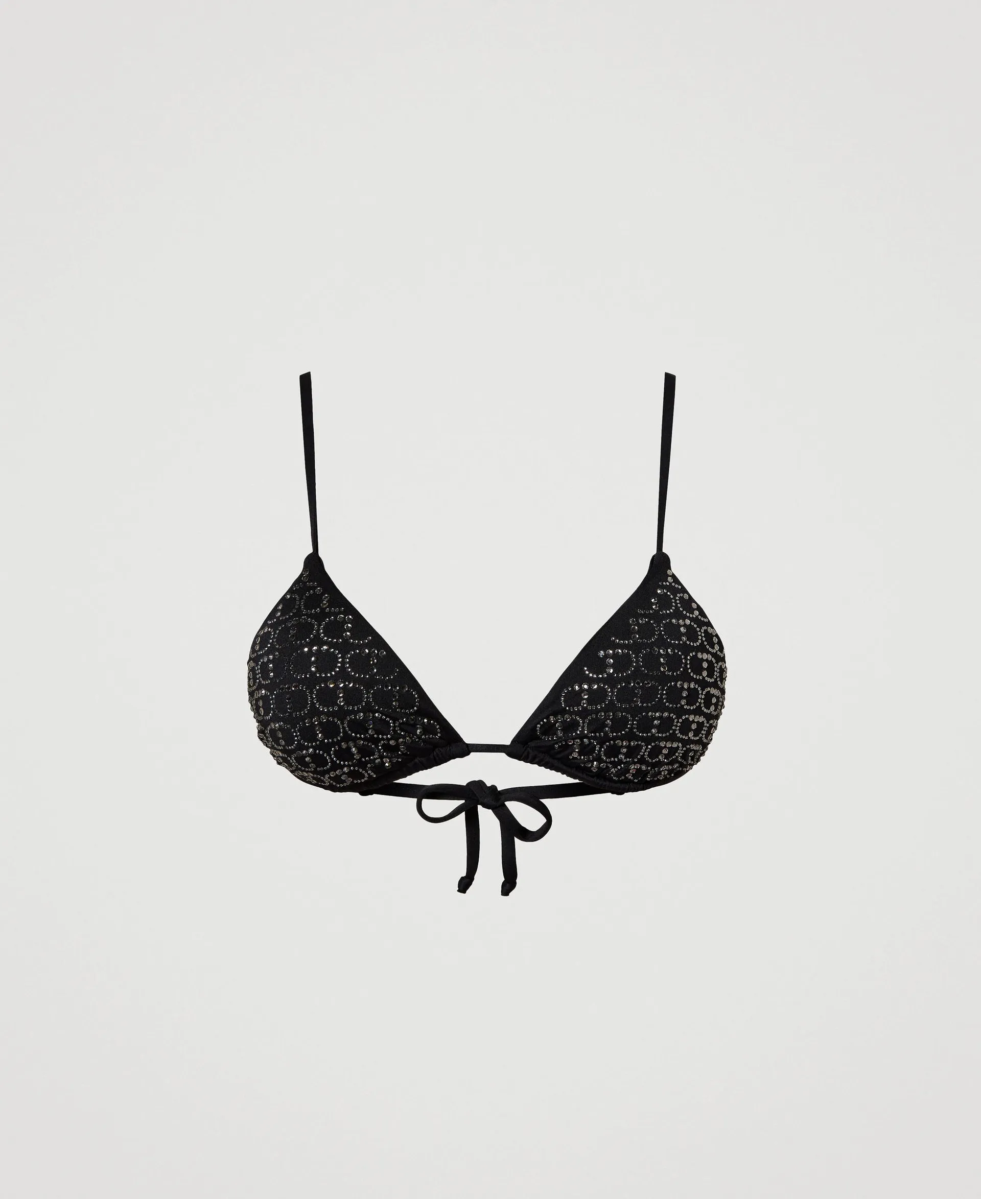 Triángulo de bikini con strass Oval T