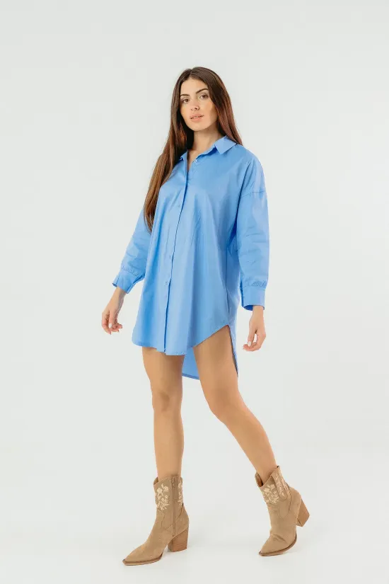 vestido ofor - azul