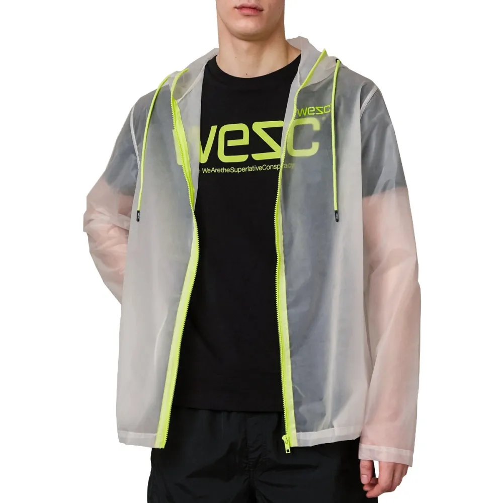 wesc transparent jacket hombre ropa de calle L112292S01