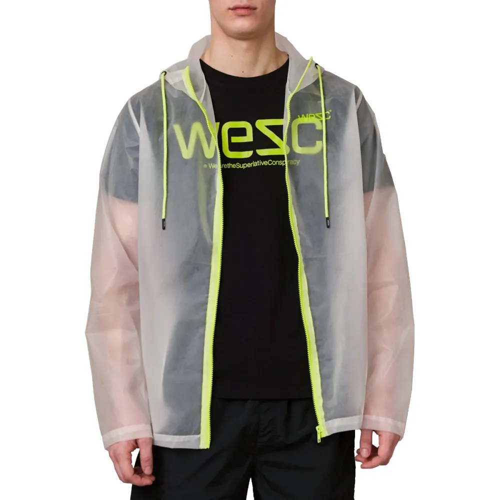 wesc transparent jacket hombre ropa de calle L112292S01