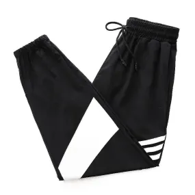 Women's Hip Hop Drawstring Sports Pants Elastic Foot Cuff Harem Baggy Trousers -ACGIV