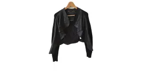 YIGAL AZROUEL Chaquetas T.Cuero internacional S Negro 