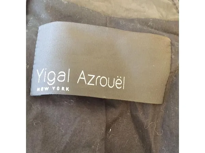 YIGAL AZROUEL Chaquetas T.Cuero internacional S Negro 