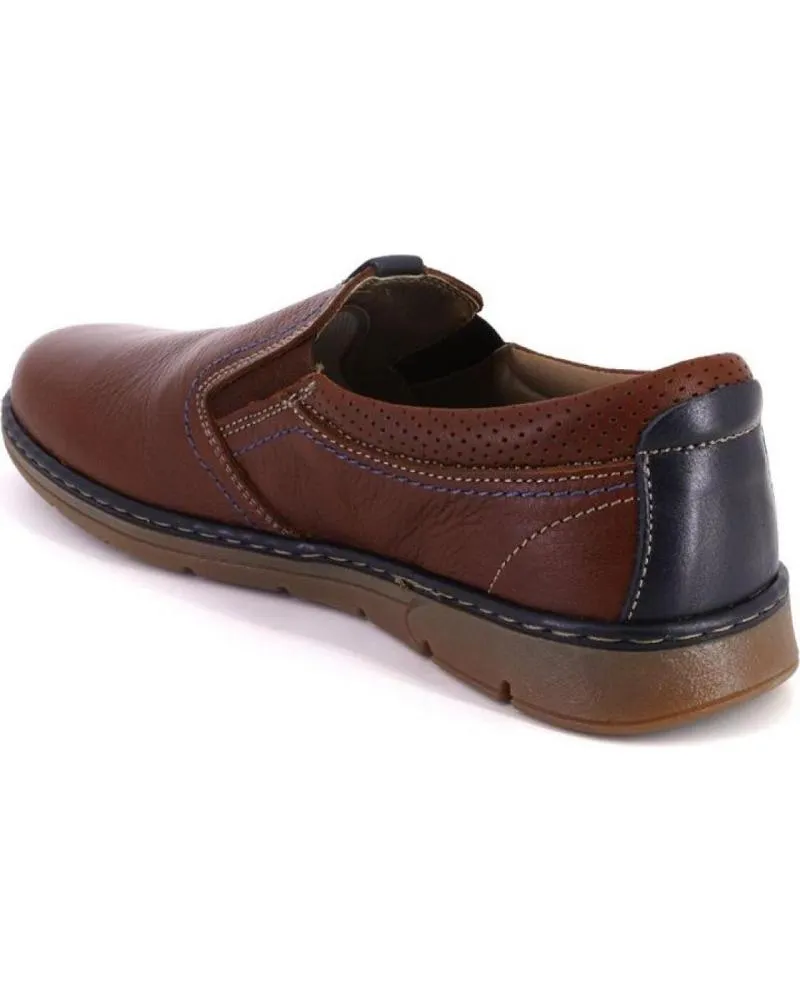 Zapatos LUISETTI  de Hombre 23320 MOCASINES DE HOMBRE PIEL  CUERO